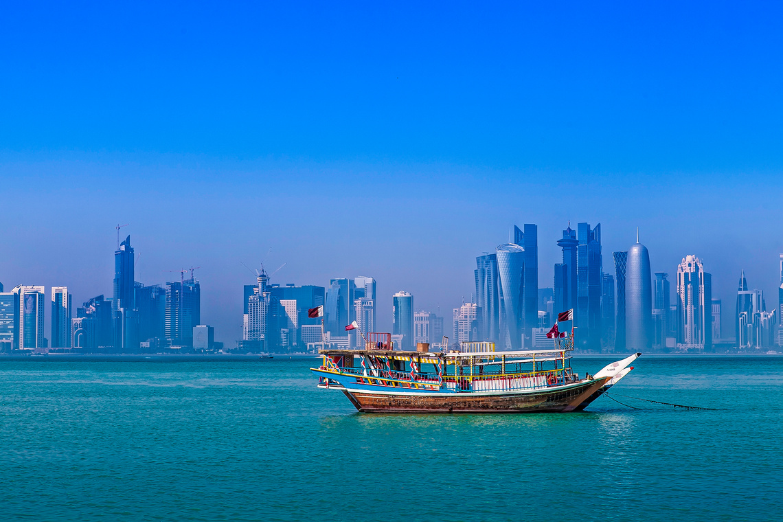 Brown and White Boat on Sea