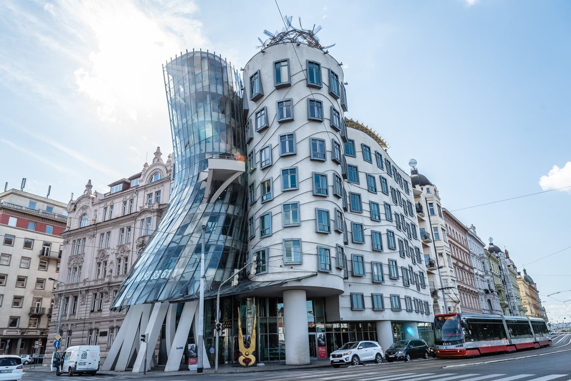 Dancing House Office Building in Prague